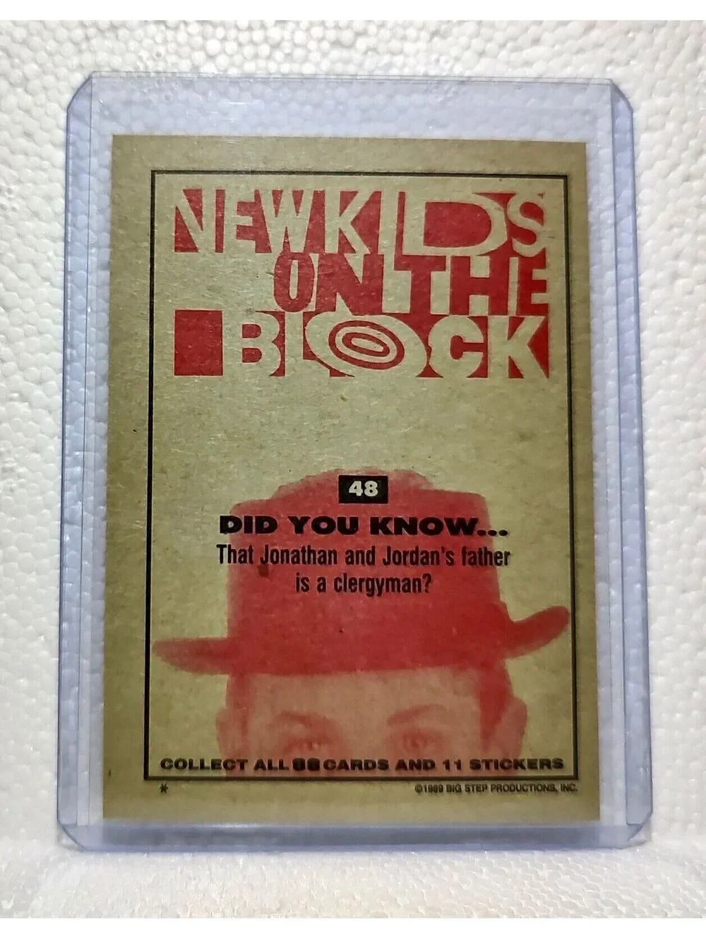 Did You Know 1989 New Kids on the Block #48 Trading Card